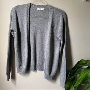 Gray Abercrombie & Fitch Cardigan